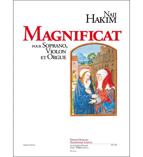 LEDUC HAKIM NAJI - MAGNIFICAT - SOPRANO, VIOLON ET ORGUE