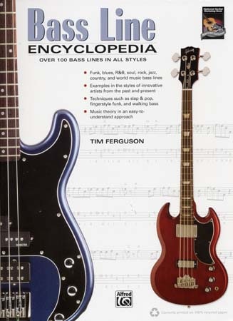 ALFRED PUBLISHING FERGUSON TIM - BASS LINE ENCYCLOPEDIA - OVER 100 BASS LINES IN ALL STYLES