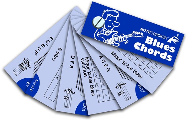 WISE PUBLICATIONS NOTECRACKER - BLUES GUITAR CHORDS - GUITAR