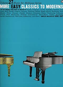WISE PUBLICATIONS MORE EASY CLASSICS TO MODERNS - MUSIC FOR MILLIONS SERIES - PIANO SOLO