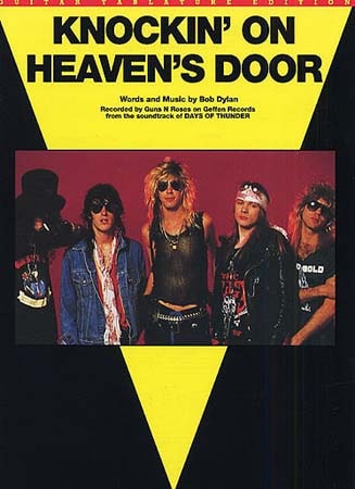 MUSIC SALES GUNS 'N' ROSES - KNOCKIN' ON HEAVEN'S DOOR - GUITAR TAB