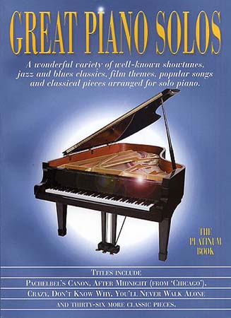 MUSIC SALES GREAT PIANO SOLOS - PLATINUM BOOK