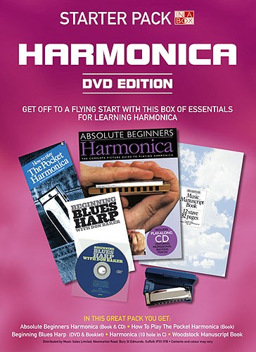 WISE PUBLICATIONS IN A BOX STARTER PACK HARMONICA + CD - HARMONICA