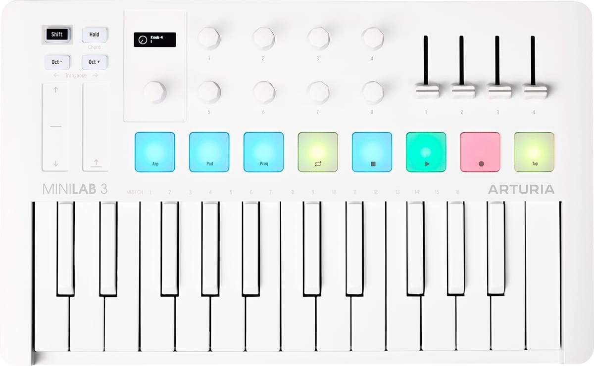 ARTURIA MINILAB 3 ALPINE WHITE