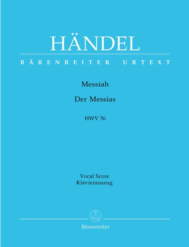 BARENREITER HAENDEL G.F. - THE MESSIAH - DER MESSIAS (ENGLISCH/DEUTSCH) HWV 56 - VOCAL SCORE