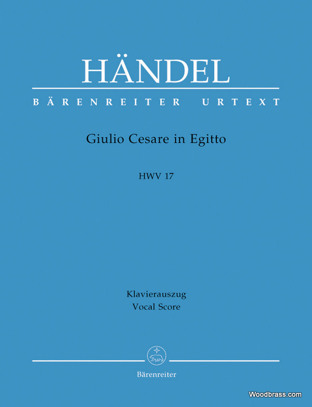 BARENREITER HAENDEL G. F. - GIULIO CESARE IN EGITTO HWV 17 - CHANT-PIANO