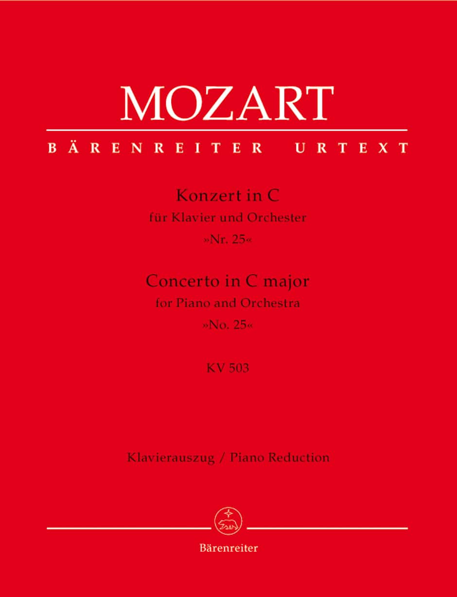 BARENREITER MOZART W.A. - CONCERTO POUR PIANO N°25 KV 503 - 2 PIANOS