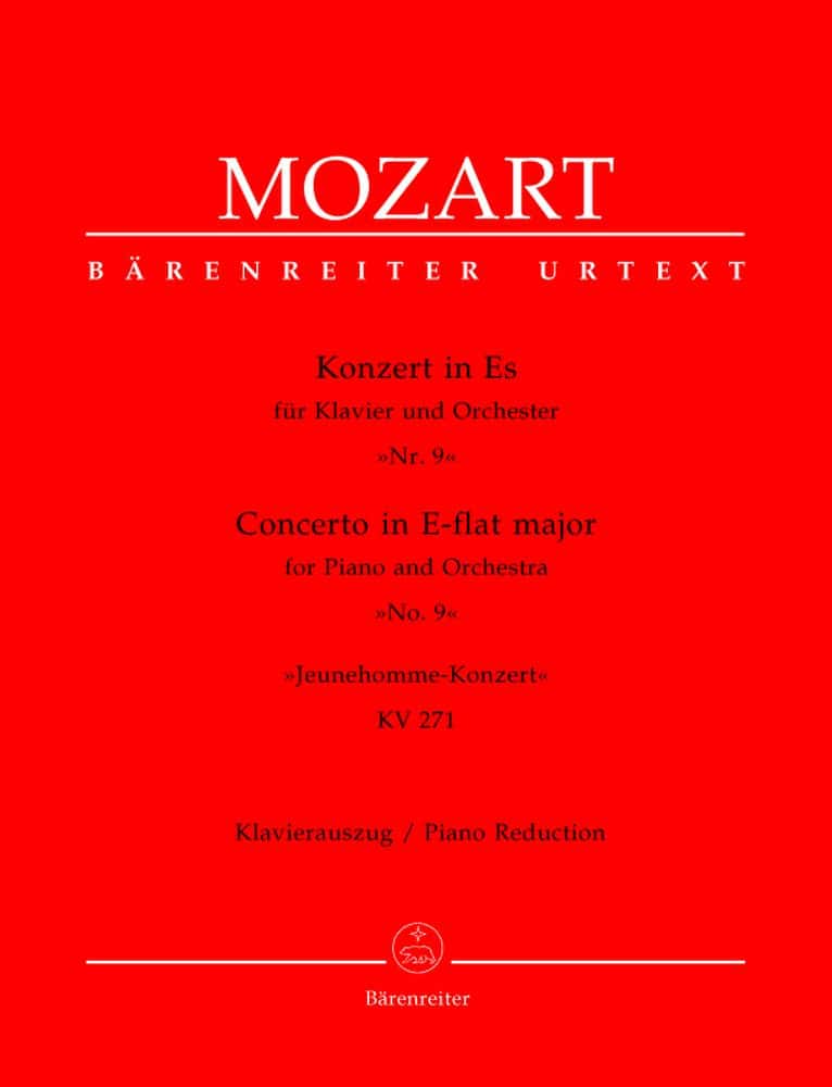 BARENREITER MOZART W.A. - CONCERTO IN E-FLAT MAJOR N°9 KV 271 - 2 PIANOS