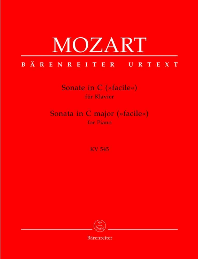 BARENREITER MOZART W.A. - SONATA 