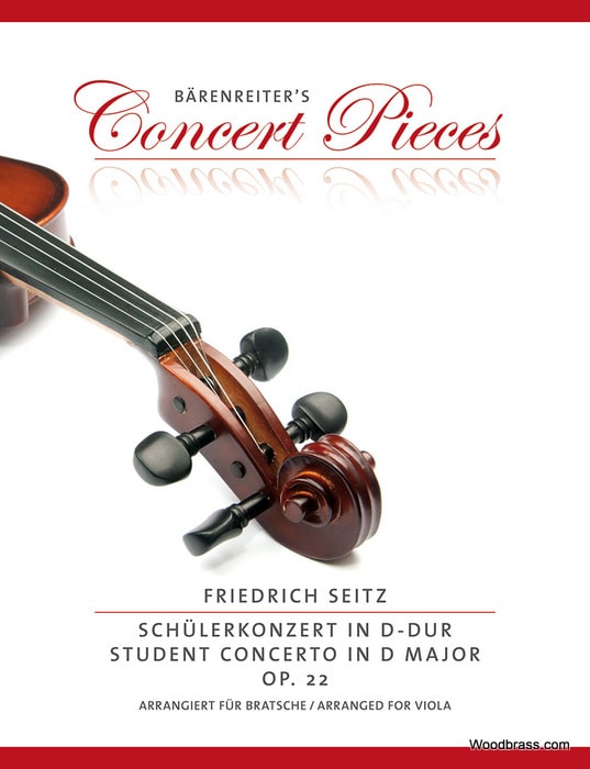 BARENREITER SEITZ F. CONCERTO IN D MINOR OP.22 - ALTO & PIANO