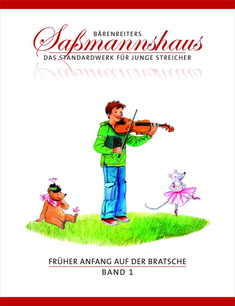 BARENREITER SASSMANNSHAUS.K / SASSMANNSHAUS.E - FRUHER ANFGANG AUF DER BRATSCHE VOL.1 - VIOLIN