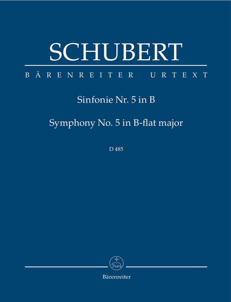 BARENREITER SCHUBERT FRANZ - SYMPHONY N°5 D 485 - SCORE