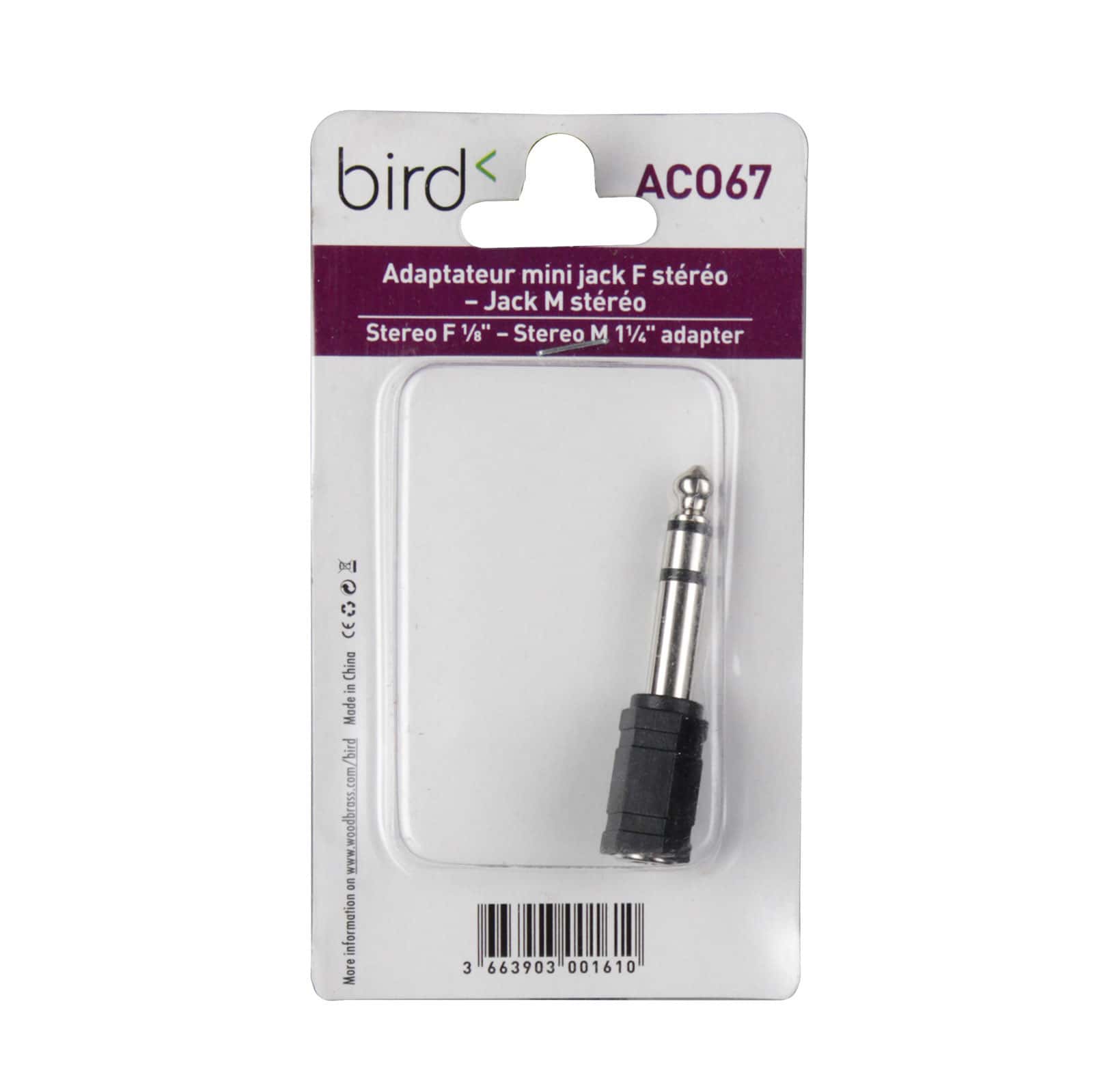 BIRD ACO67 - STEREO F 1/8 / STEREO M 1/4 