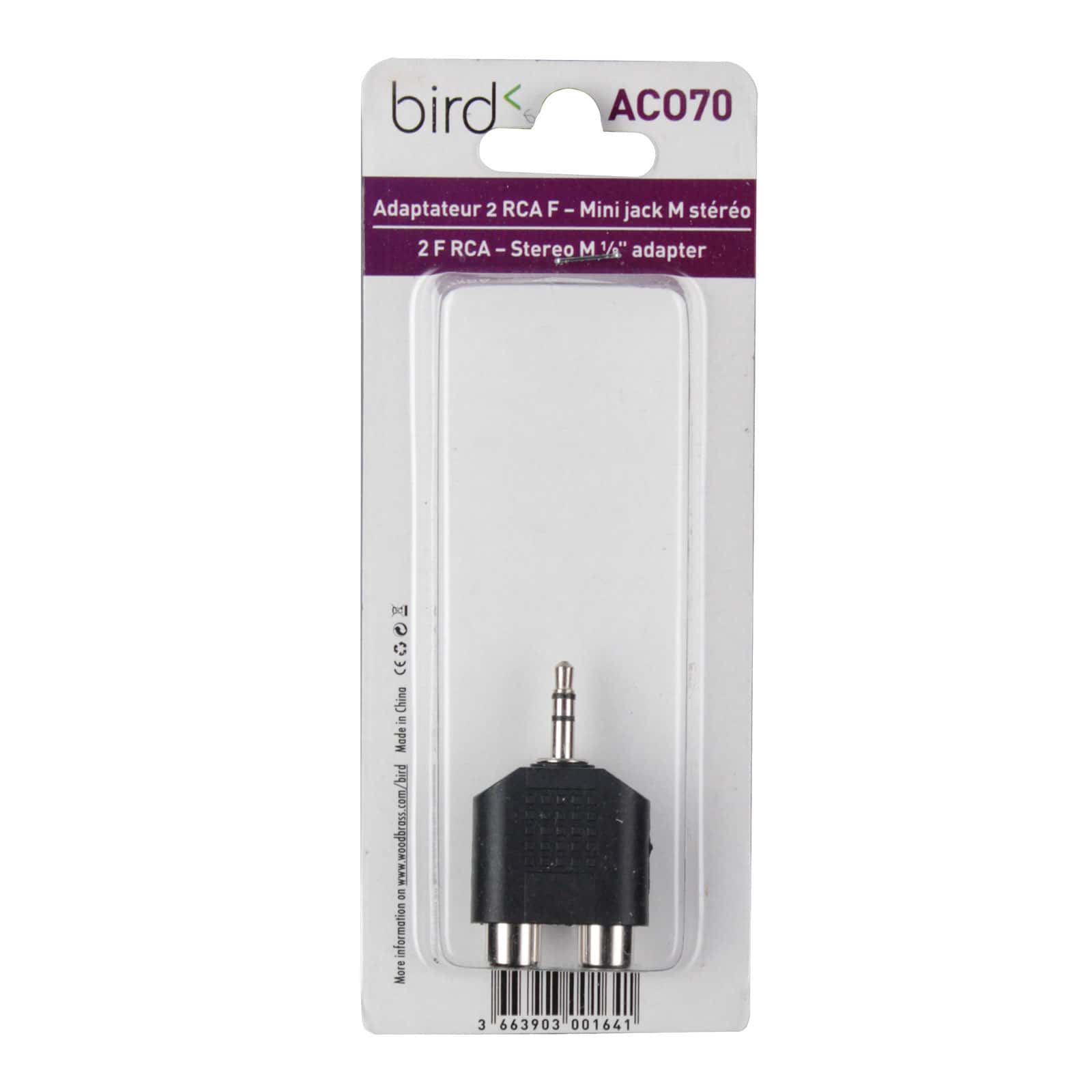 BIRD ACO70 - 2 F RCA / STEREO M 1/8 