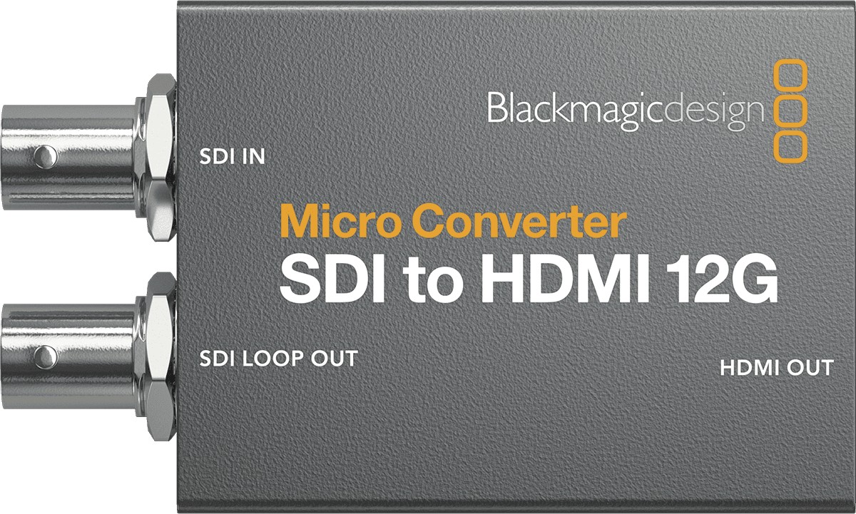 BLACKMAGIC DESIGN MICRO CONVERTER SDI TO HDMI 12G