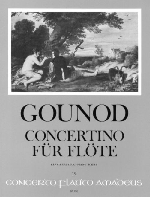 AMADEUS GOUNOD CHARLES - CONCERTINO - FLUTE AND ORCHESTRA