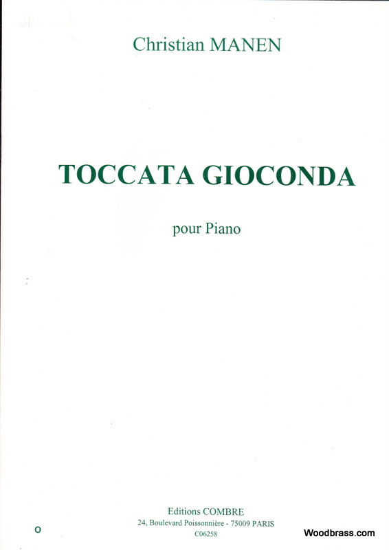 COMBRE MANEN CHRISTIAN - TOCCATA GIOCONDA - PIANO