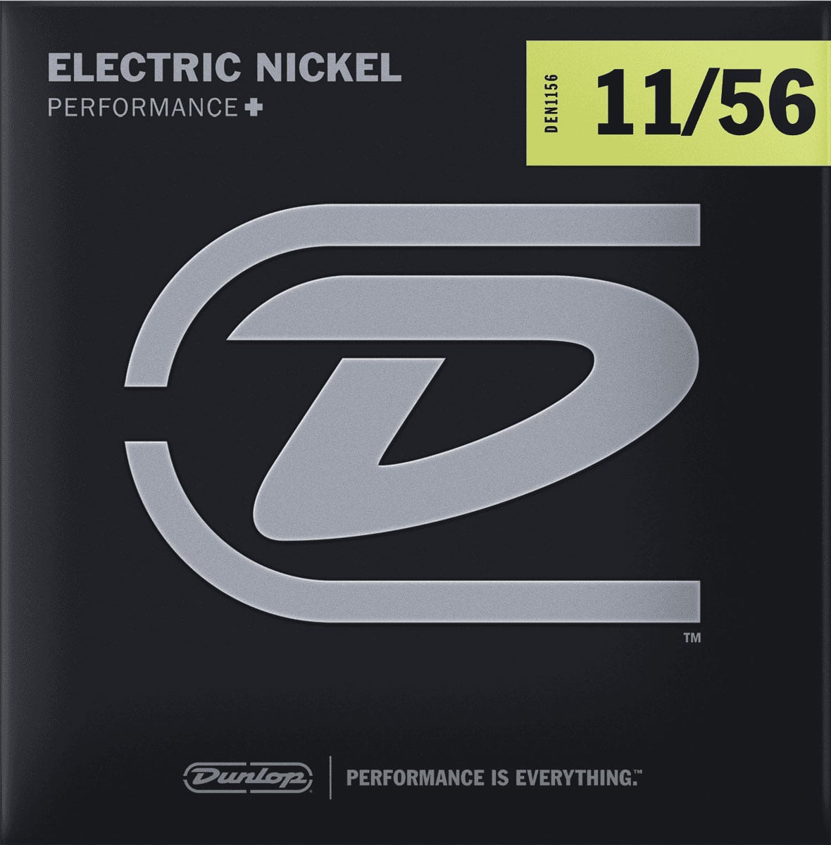 JIM DUNLOP NICKEL PLATED STEEL ELECTRIC STRINGS NICKEL PLATED STEEL 11-56 SET