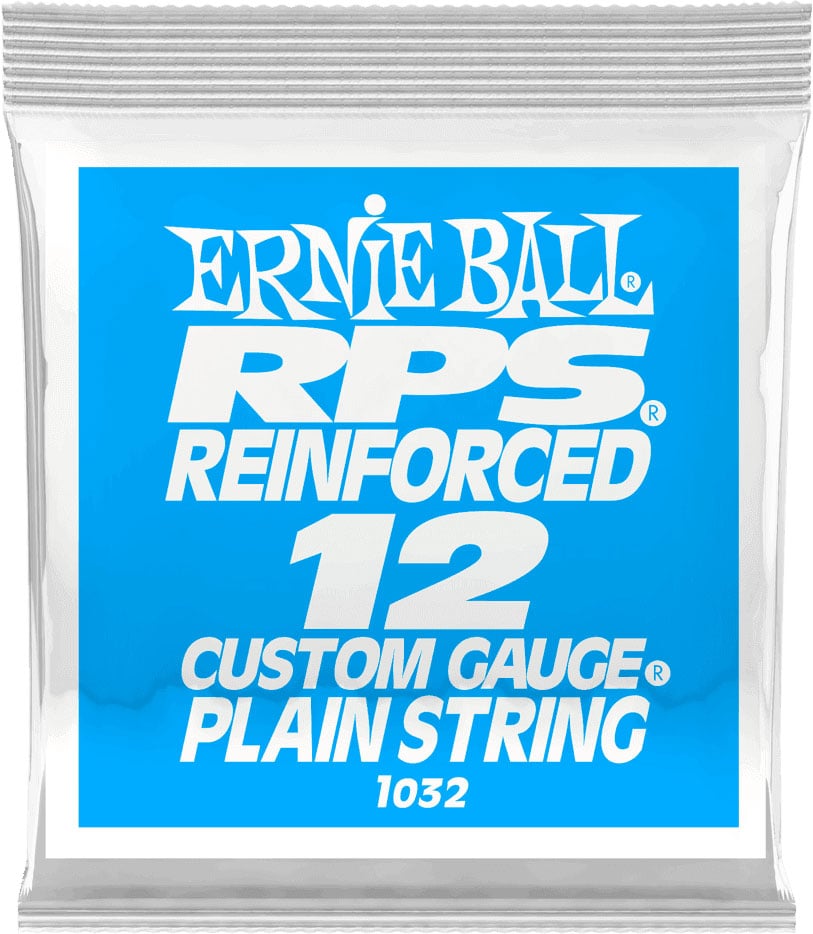 ERNIE BALL .012 RPS REINFORCED PLAIN ELECTRIC GUITAR STRINGS