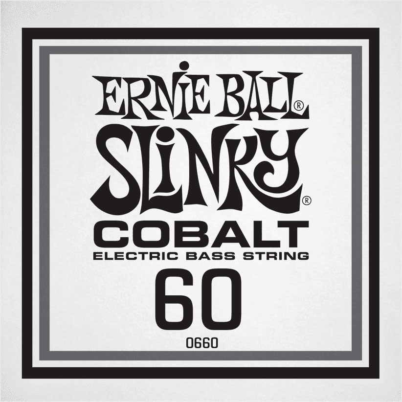 ERNIE BALL .060 COBALT WOUND ELECTRIC BASS STRING SINGLE