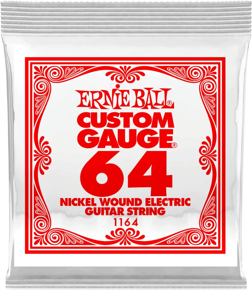 ERNIE BALL .064 NICKEL WOUND ELECTRIC GUITAR STRINGS