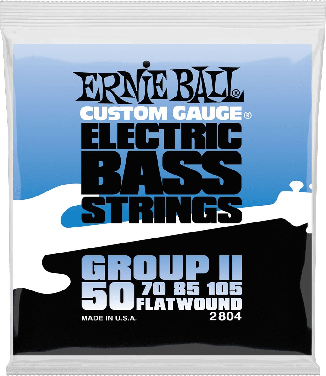 ERNIE BALL 2804 CUSTOM GAUGE GROUP II FLATWOUND 50-105