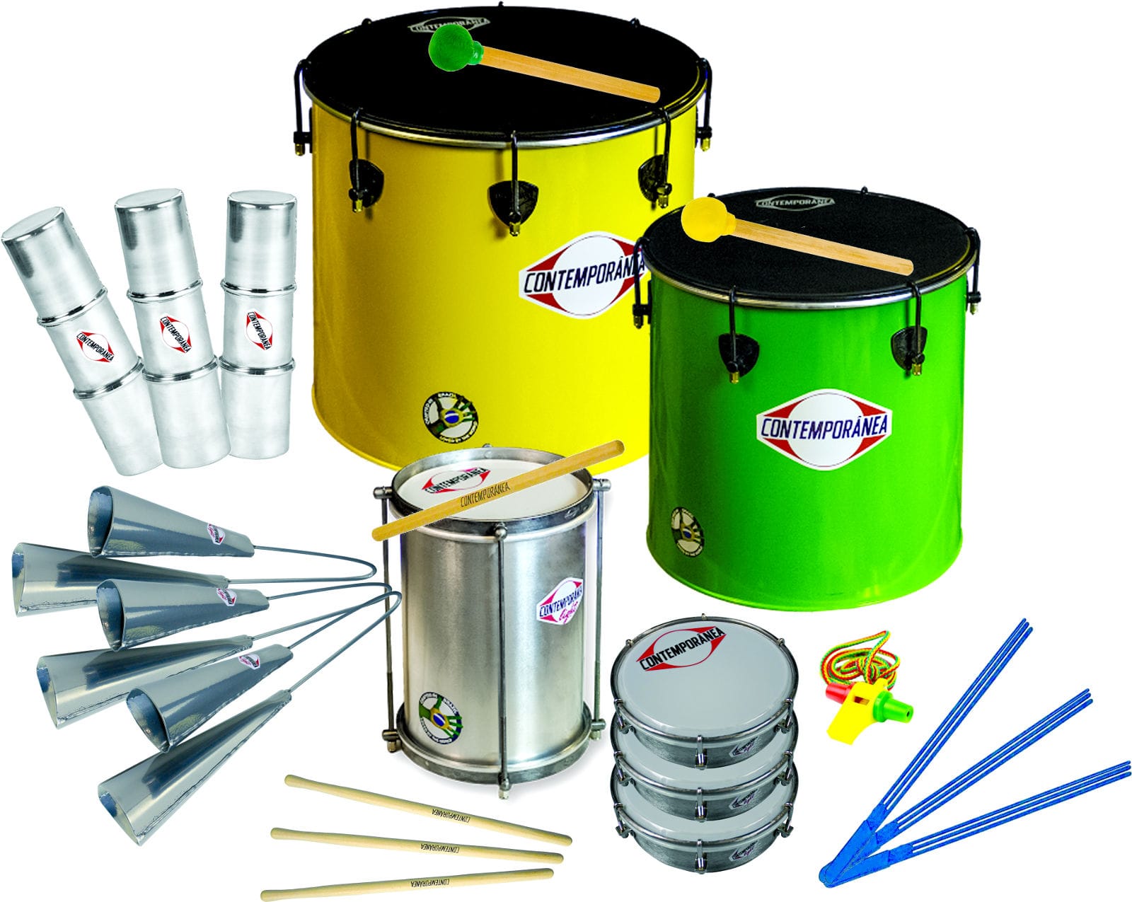 CONTEMPORANEA SAMBA PACK NESTING 13 INSTRUMENTS