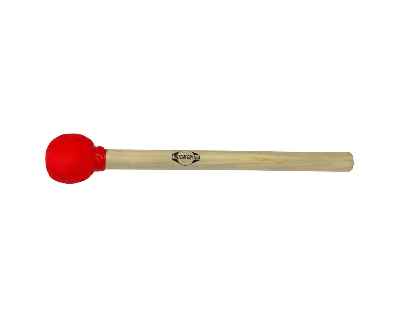 CONTEMPORANEA G-BS01R - RED WOODEN SURDO MALLET 35CM 