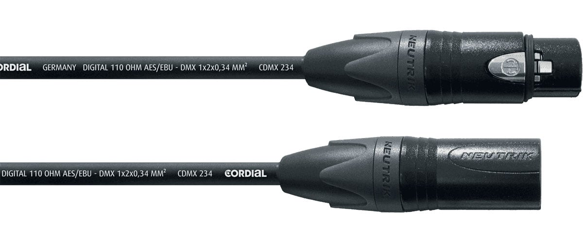 CORDIAL DMX CABLE 3 POINTS 3 M