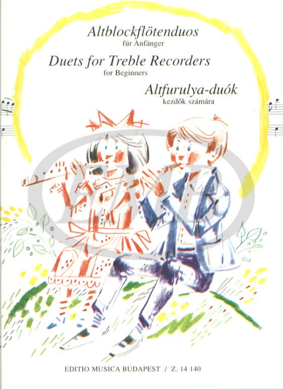 EMB (EDITIO MUSICA BUDAPEST) DUETS FOR TREBLE RECORDER