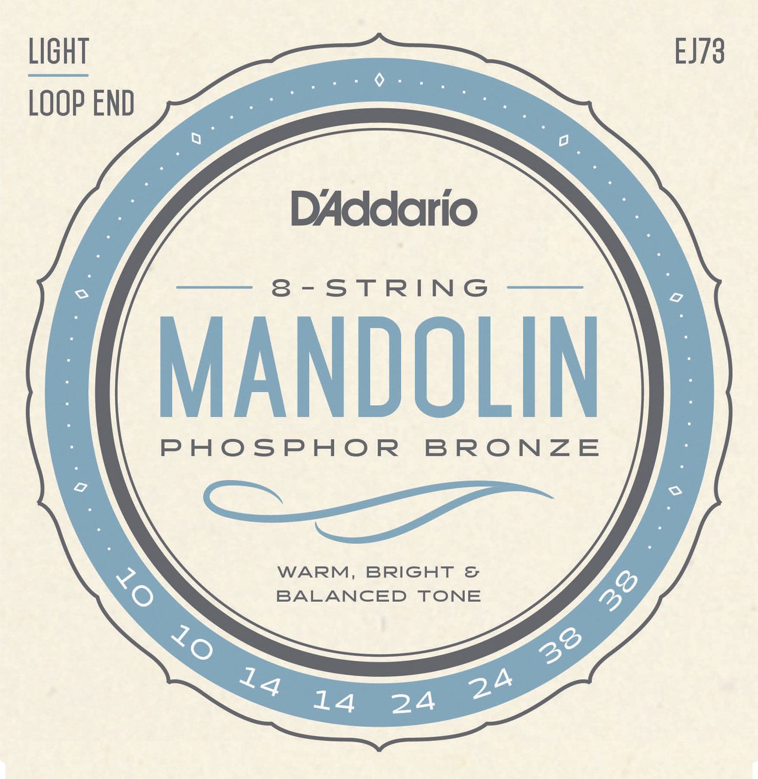 D'ADDARIO AND CO EJ73 STRINGS FOR MANDOLIN