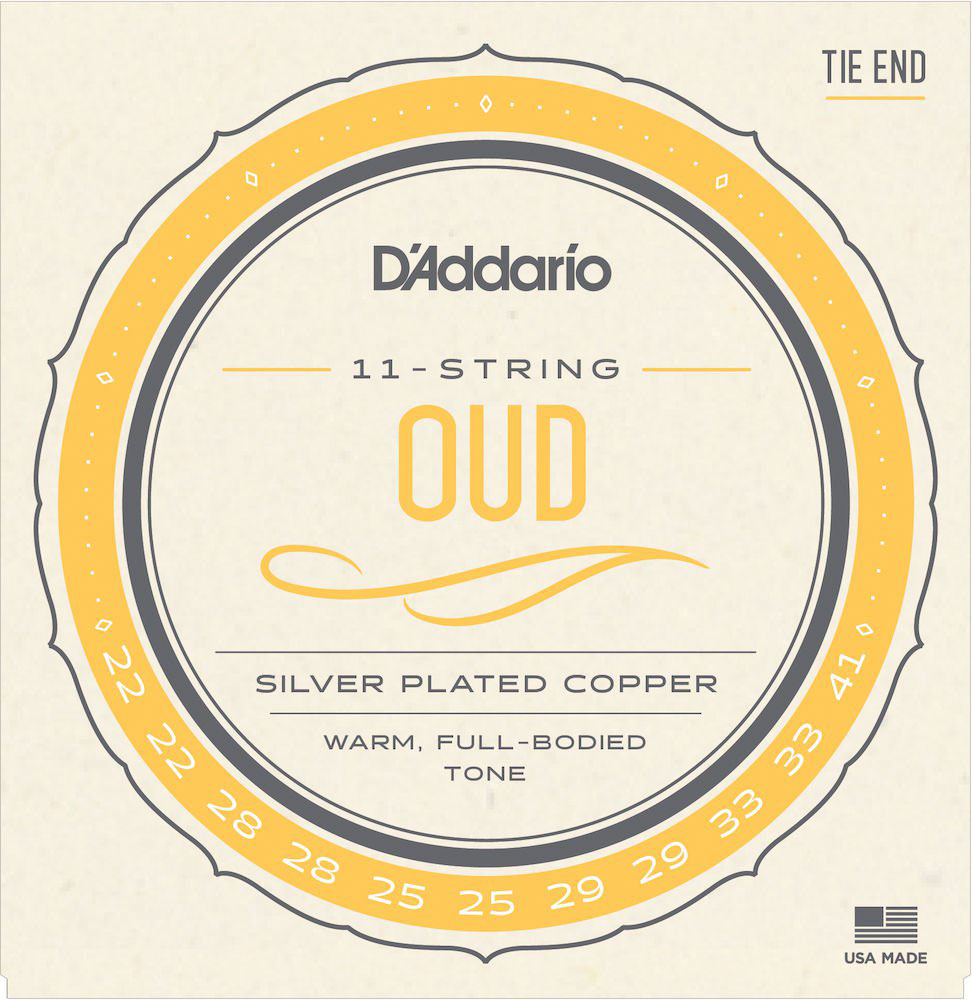 D'ADDARIO AND CO SET OF 11 STRINGS FOR OUD EJ95 D'ADDARIO