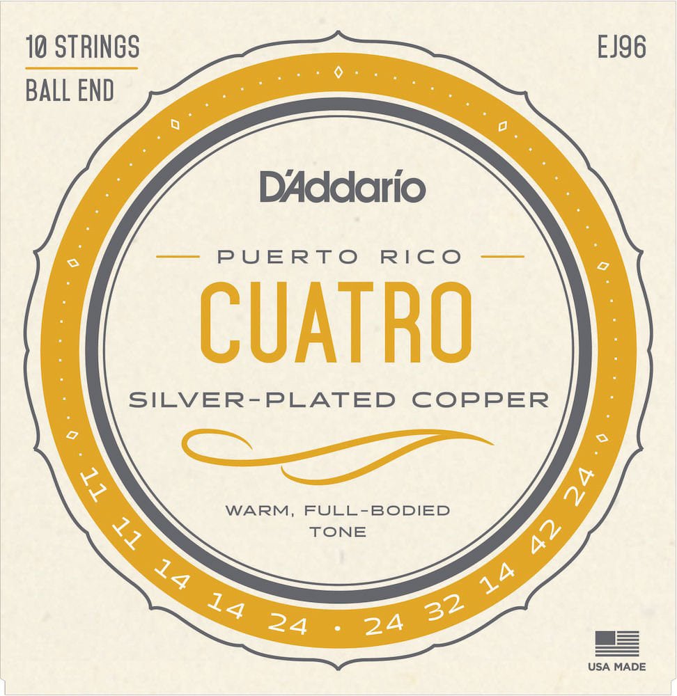 D'ADDARIO AND CO ROPES FOR CUATRO-PUERTO RICO EJ96 D'ADDARIO