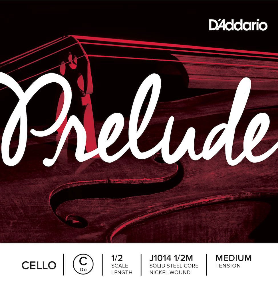 D'ADDARIO AND CO 1/2 PRELUDE CELLO SINGLE C STRING SCALE MEDIUM TENSION