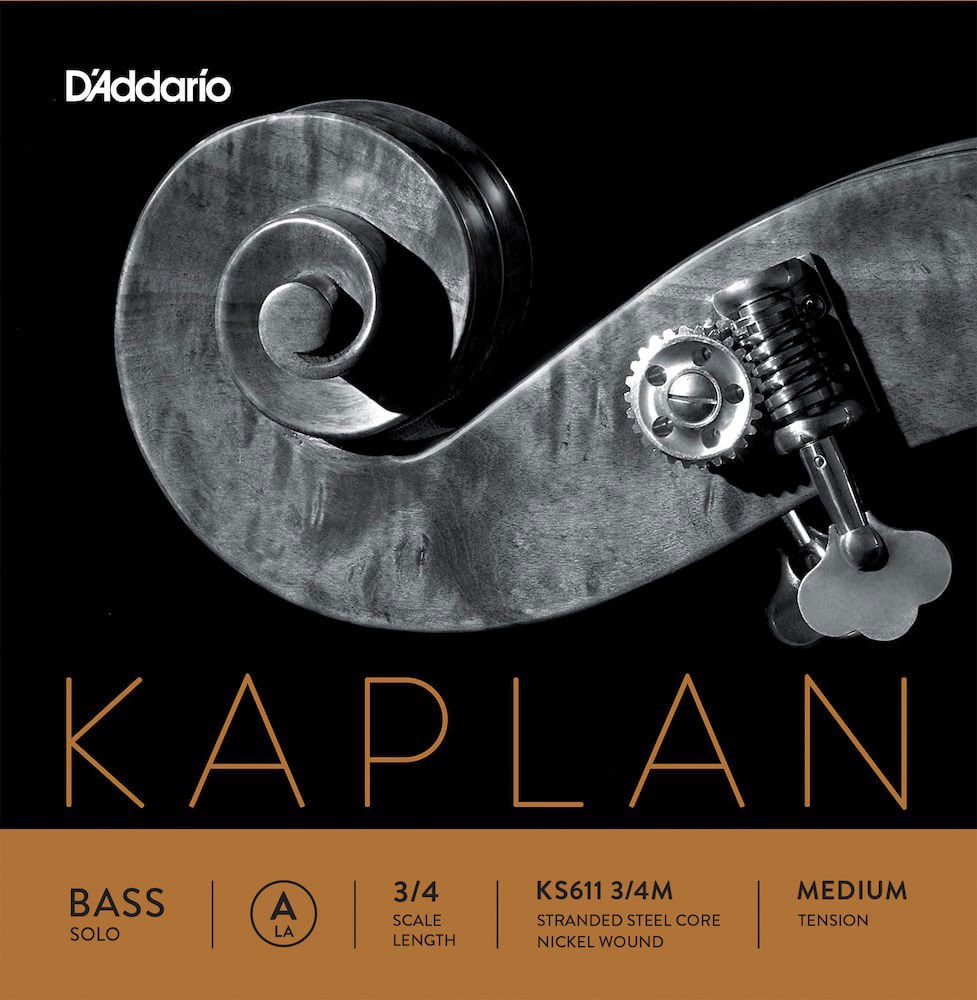 D'ADDARIO AND CO STRING ONLY (A) FOR DOUBLE BASS 3/4 KAPLAN SOLO TENSION MEDIUM