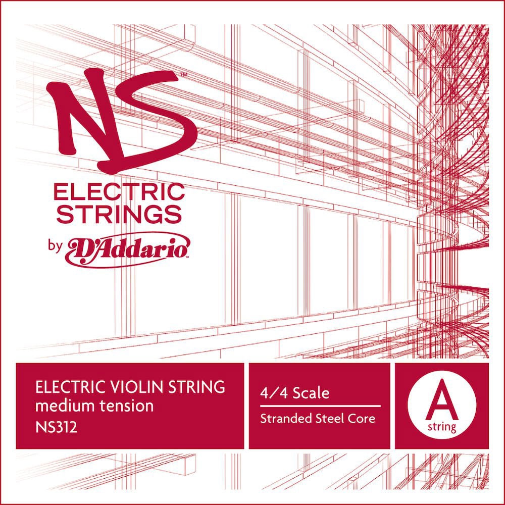 D'ADDARIO AND CO SINGLE STRING (A) FOR VIOLIN NS ELECTRIC HANDLE 4/4 TENSION MEDIUM