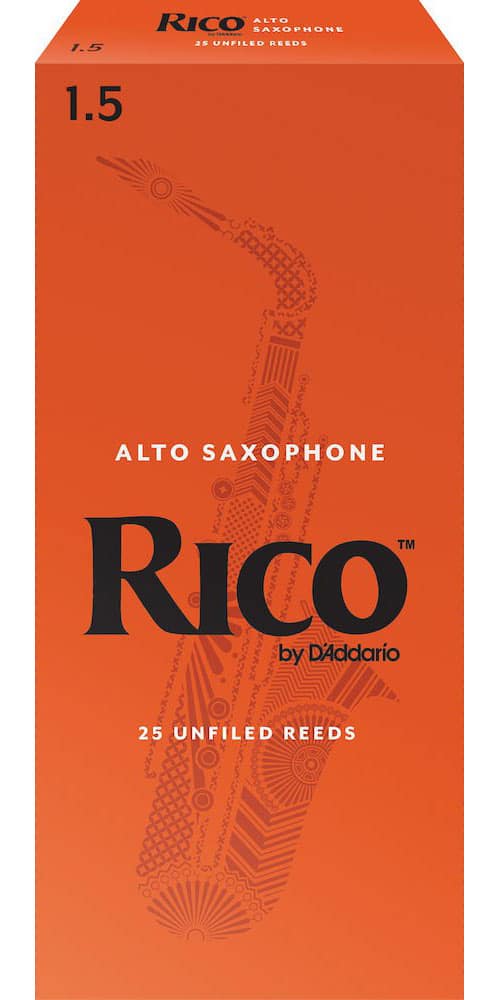 D'ADDARIO - RICO RIA2515 - RICO SOPRANO SAXOPHONE REEDS FORCE 1.5 BOX OF 25