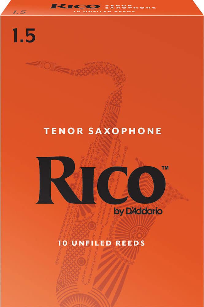 D'ADDARIO - RICO ORANGE TENOR SAXOPHONE REEDS 1.5