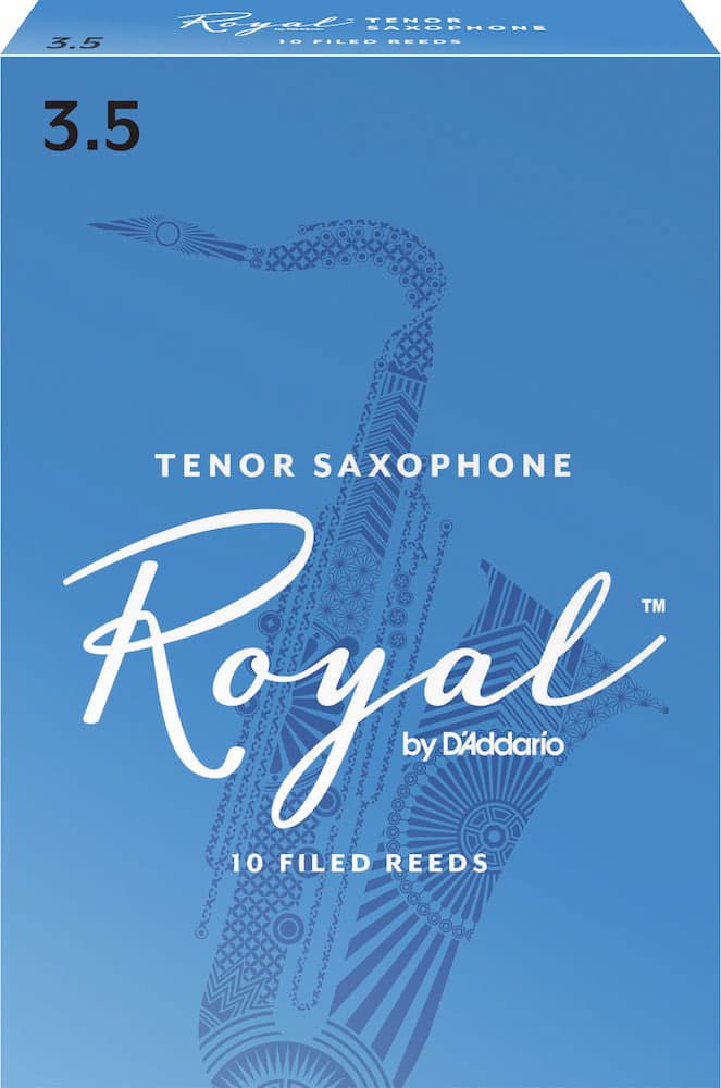 D'ADDARIO - RICO ROYAL TENOR SAXOPHONE REEDS 3.5 