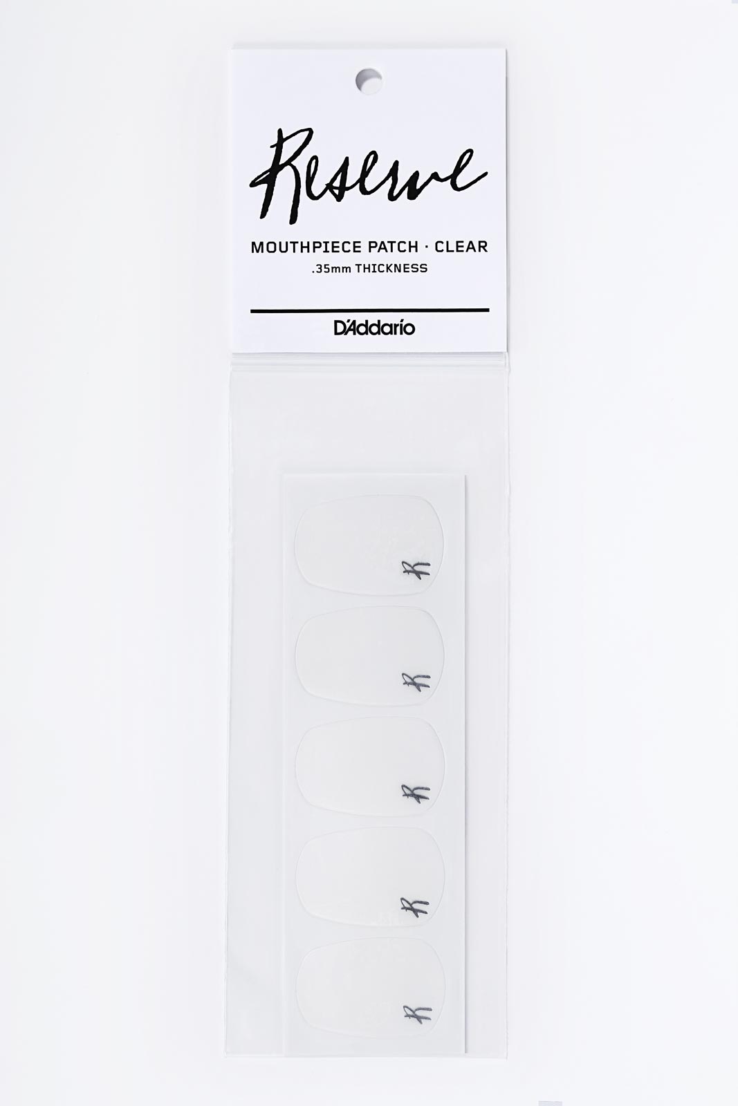D'ADDARIO - RICO RESERVE MOUTHPIECE PATCH CLEAR 5 PACK