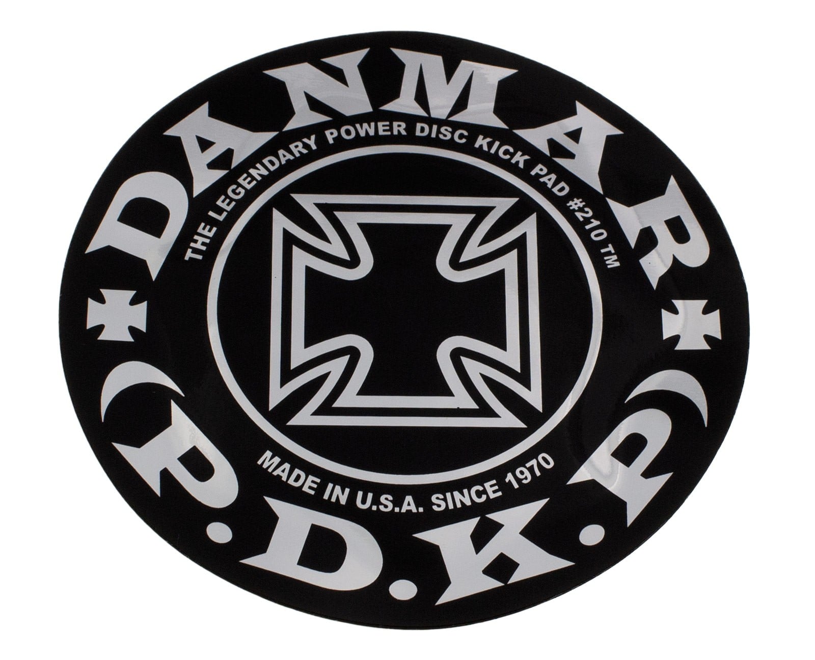 DANMAR 210IC - BD POWER DISK KICK PAD - IRON CROSS