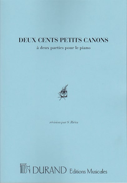 DURAND KUNZ - 200 PETITS CANONS - PIANO