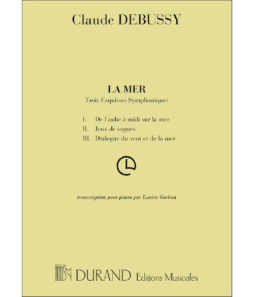 DURAND DEBUSSY - LA MER - PIANO