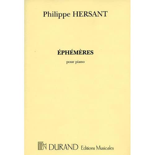DURAND HERSANT P. - EPHEMERES - PIANO
