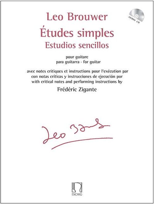 DURAND BROUWER LEO - ETUDES SIMPLES - ESTUDIOS SENCILLOS - GUITARE