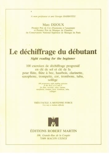 ROBERT MARTIN DIJOUX - DCHIFFRAGE DU DBUTANT