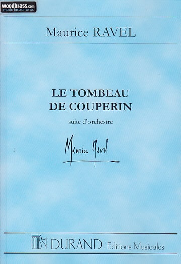 DURAND RAVEL M. - TOMBEAU DE COUPERIN SUITE D'ORCHESTRE - CONDUCTEUR