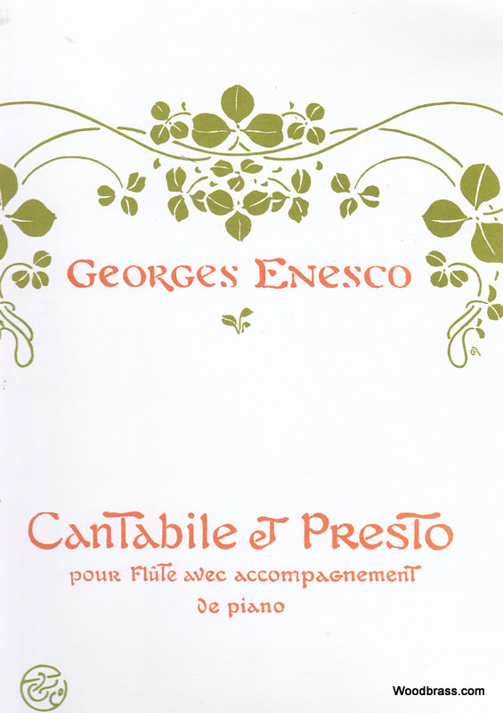 ENOCH ENESCO GEORGES - CANTABILE & PRESTO - FLUTE ET PIANO