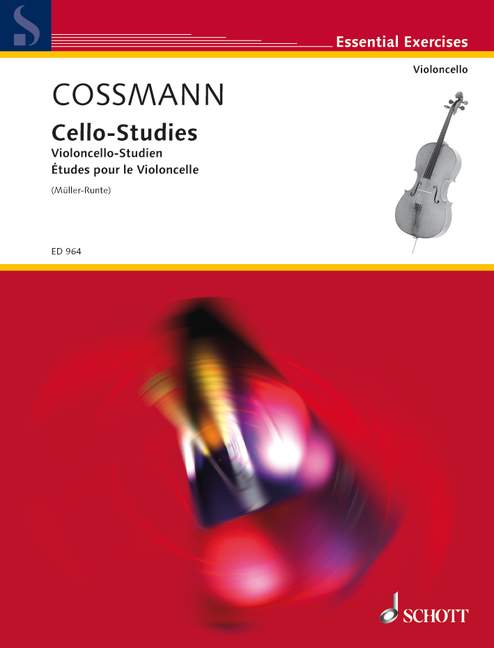 SCHOTT COSSMANN BERNHARD - CELLO STUDIES - CELLO