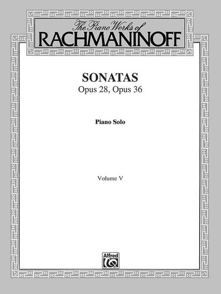 ALFRED PUBLISHING RACHMANINOV SERGEI - SONATAS 5 - PIANO SOLO